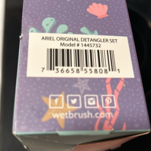 🆕 Disney Princess “ Ariel” Limited Edition Detangling Accessory Bundle Kit - Picture 3 of 6
